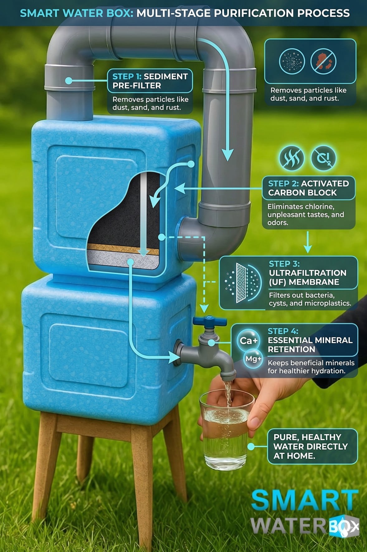 Smart Water Box DIY atmospheric water generation system